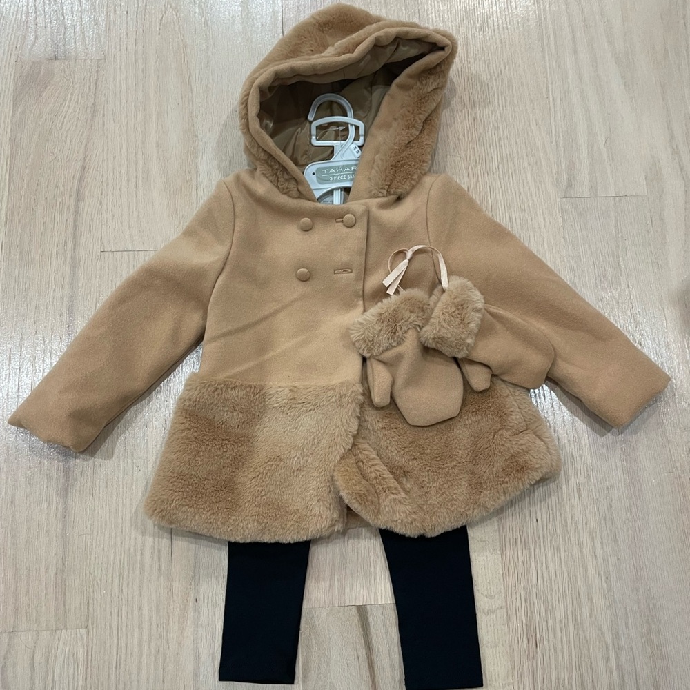 Toddler girl Pea Coat set